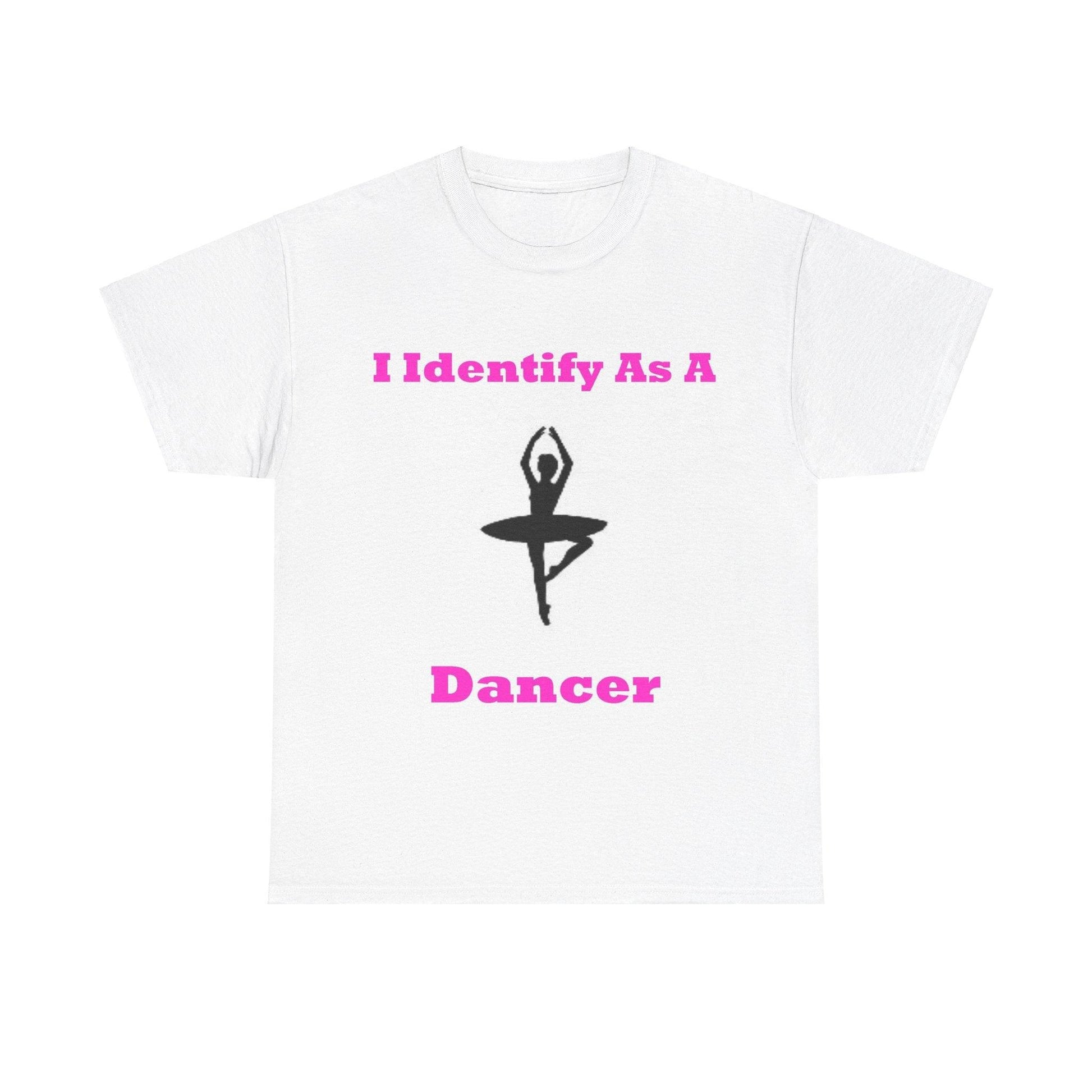 ID Dancer (White) - Unisex Heavy Cotton Tee - Better Mode