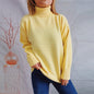 Turtleneck Long Sleeve Sweaters Pullover Women - Better Mode