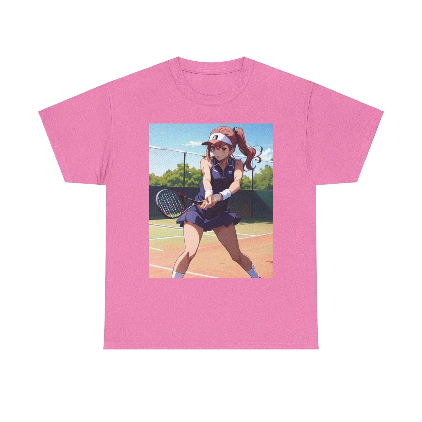 Anime Tennis 7 - Unisex Heavy Cotton T-Shirt