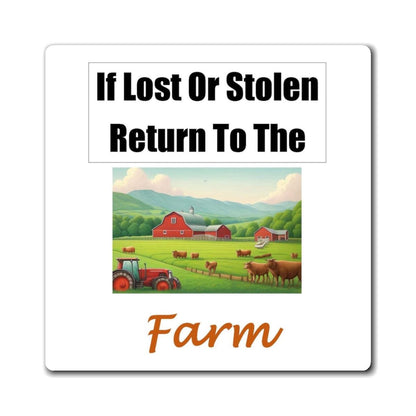 Lost Stolen Farm (White) - Magnets - Better Mode