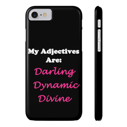 Darling (Black) - Slim Phone Cases - Better Mode