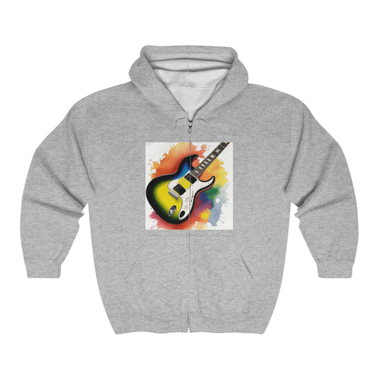 Rock Collection Guitar - Full Zip Hooded Sweatshirt