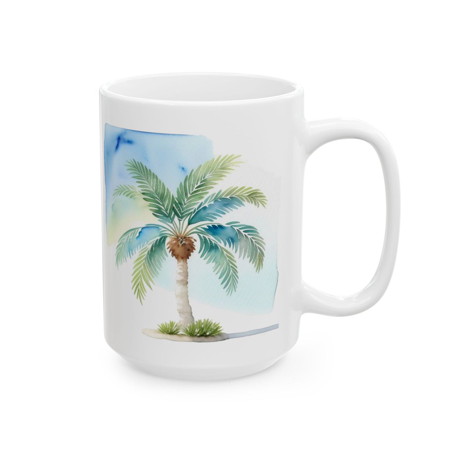 Palm Tree Ceramic Mug