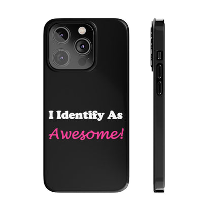 Awesome (Black) - Slim Phone Cases - Better Mode