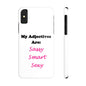 Sassy (White) - Slim Phone Cases - Better Mode