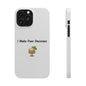 Pour Decisions Cocktail (White) - Slim Phone Cases - Better Mode