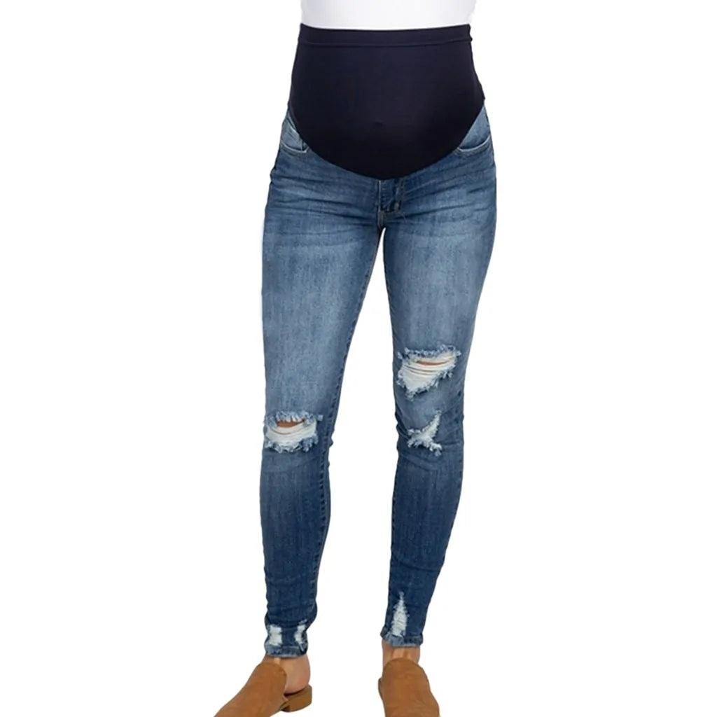 Maternity Ripped Jeans