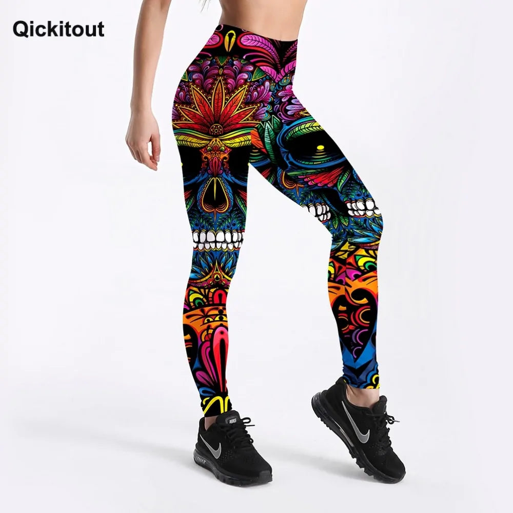 Printed Slim Workout Leggings