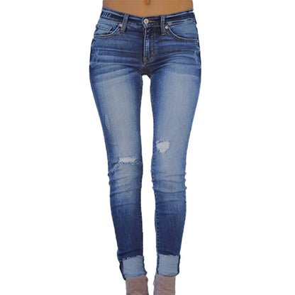 Women's Loose Fit Cropped Jeans