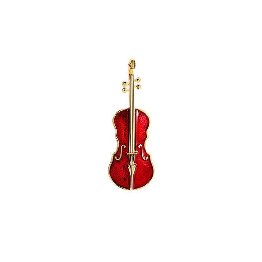 Light Luxury Cold Style Violin Brooch Pin - Better Mode