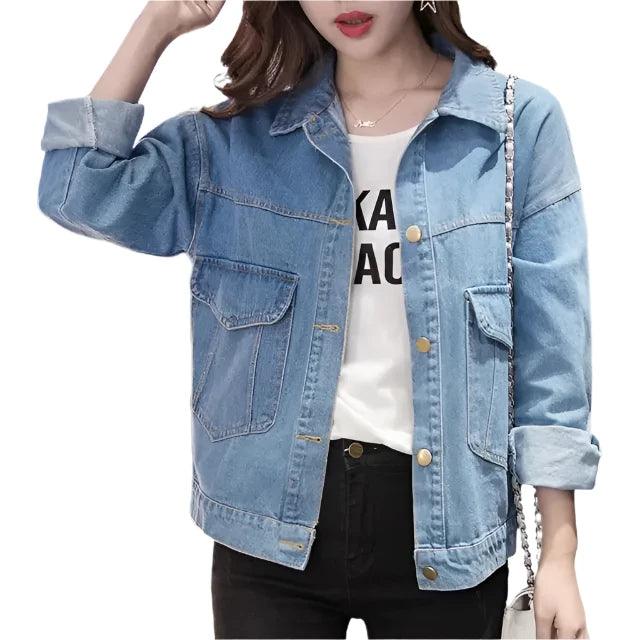 Women's Long Sleeve Denim Jacket