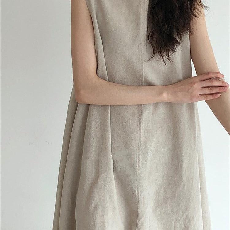 Sleeveless Maxi Shift Dress