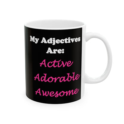 Active (Black) - Ceramic Mug, (11oz, 15oz) - Better Mode