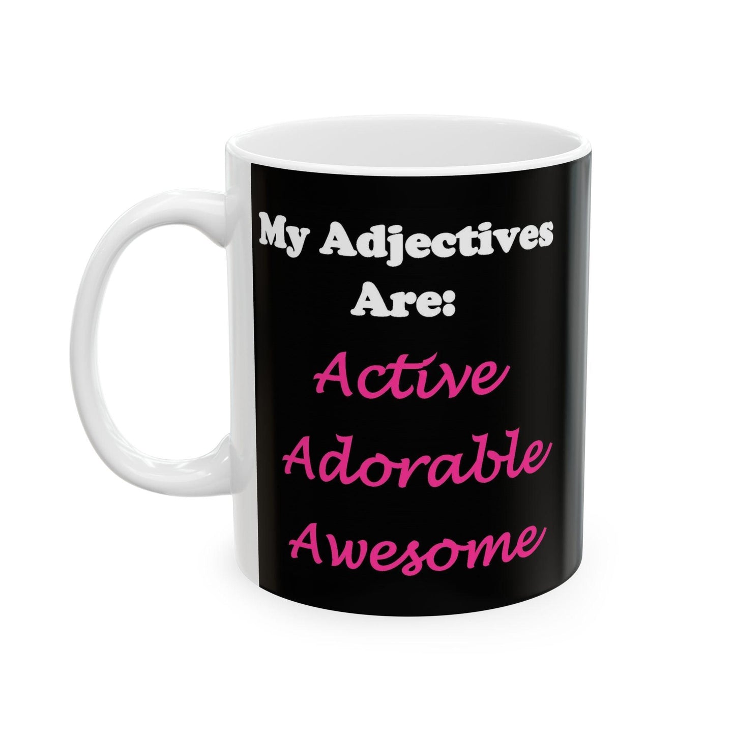 Active (Black) - Ceramic Mug, (11oz, 15oz) - Better Mode