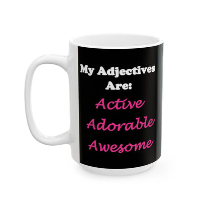 Active (Black) - Ceramic Mug, (11oz, 15oz) - Better Mode