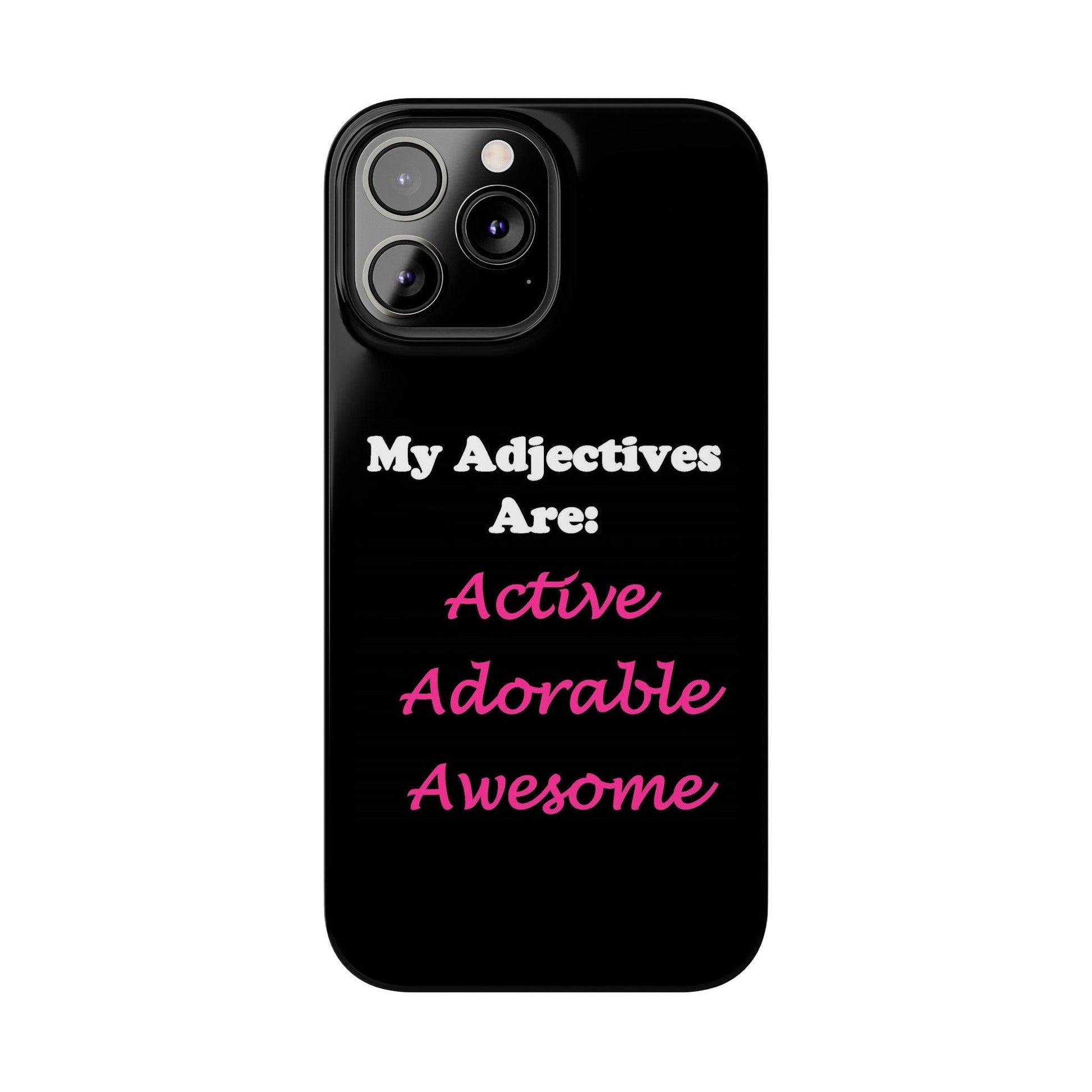 Active (Black) - Slim Phone Cases - Better Mode