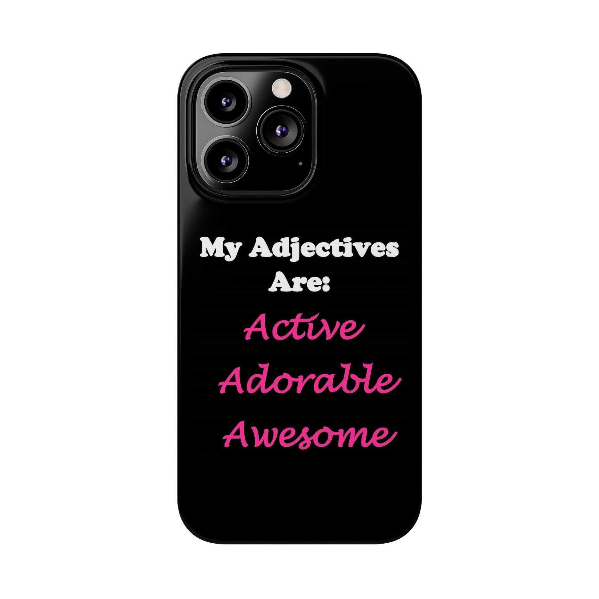 Active (Black) - Slim Phone Cases - Better Mode