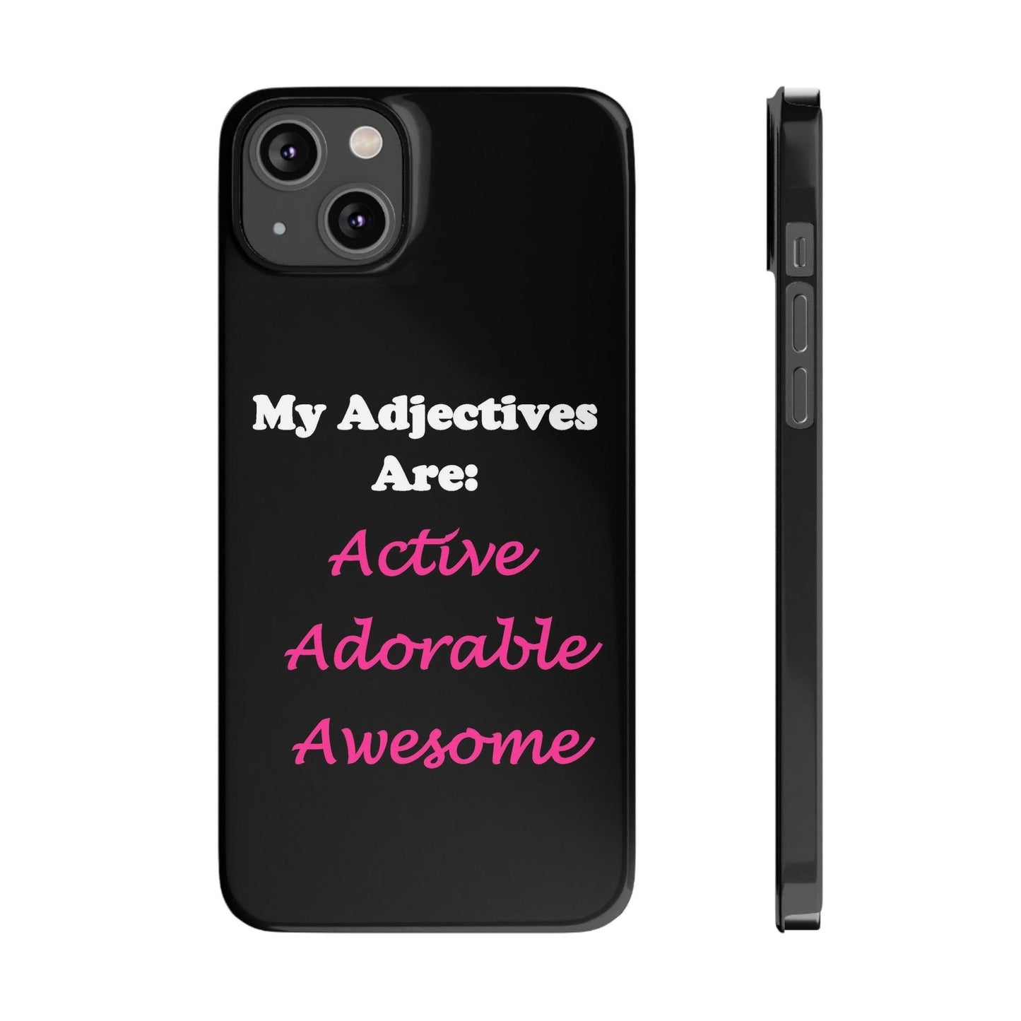 Active (Black) - Slim Phone Cases - Better Mode