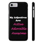 Active (Black) - Slim Phone Cases - Better Mode