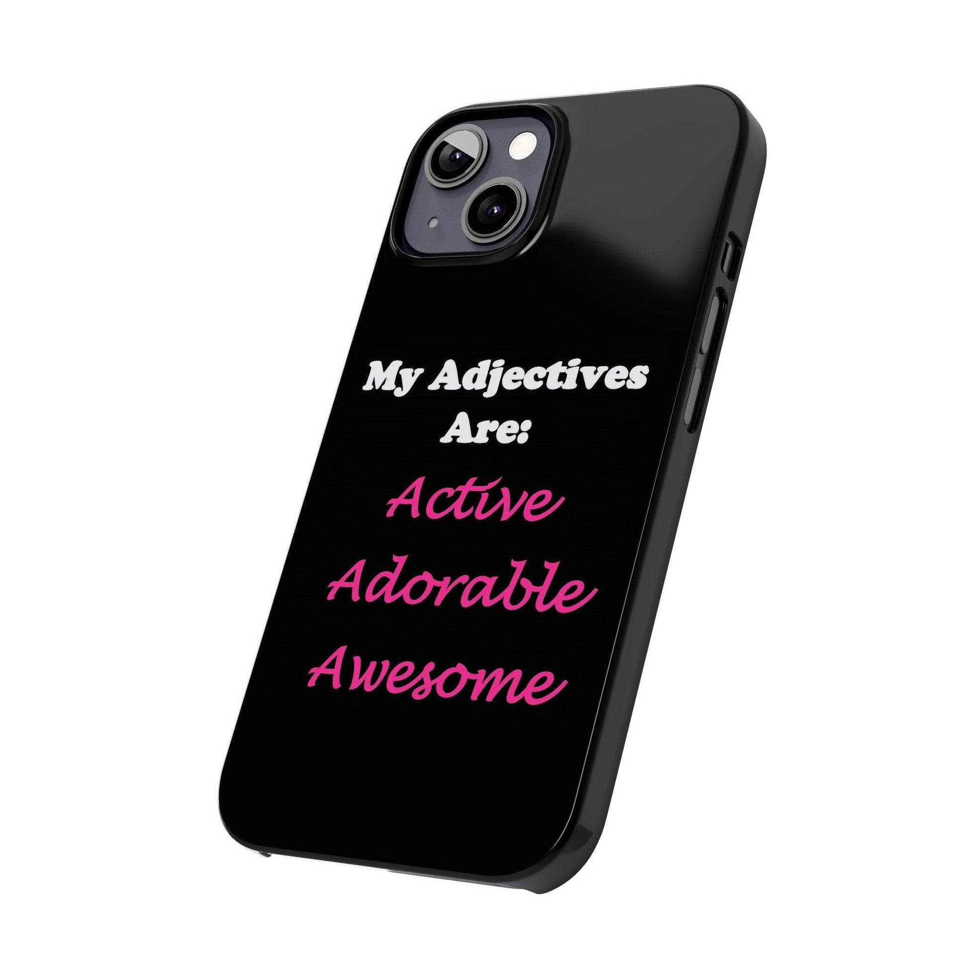 Active (Black) - Slim Phone Cases - Better Mode