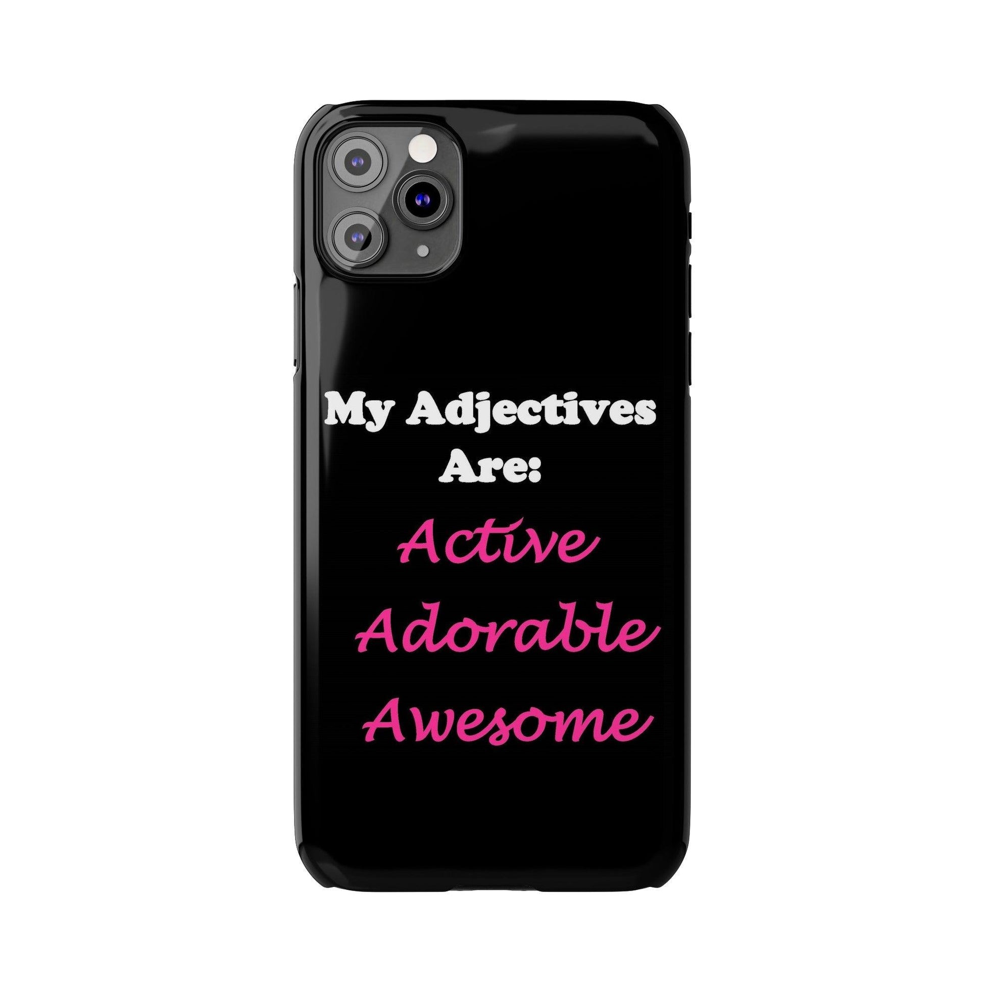 Active (Black) - Slim Phone Cases - Better Mode