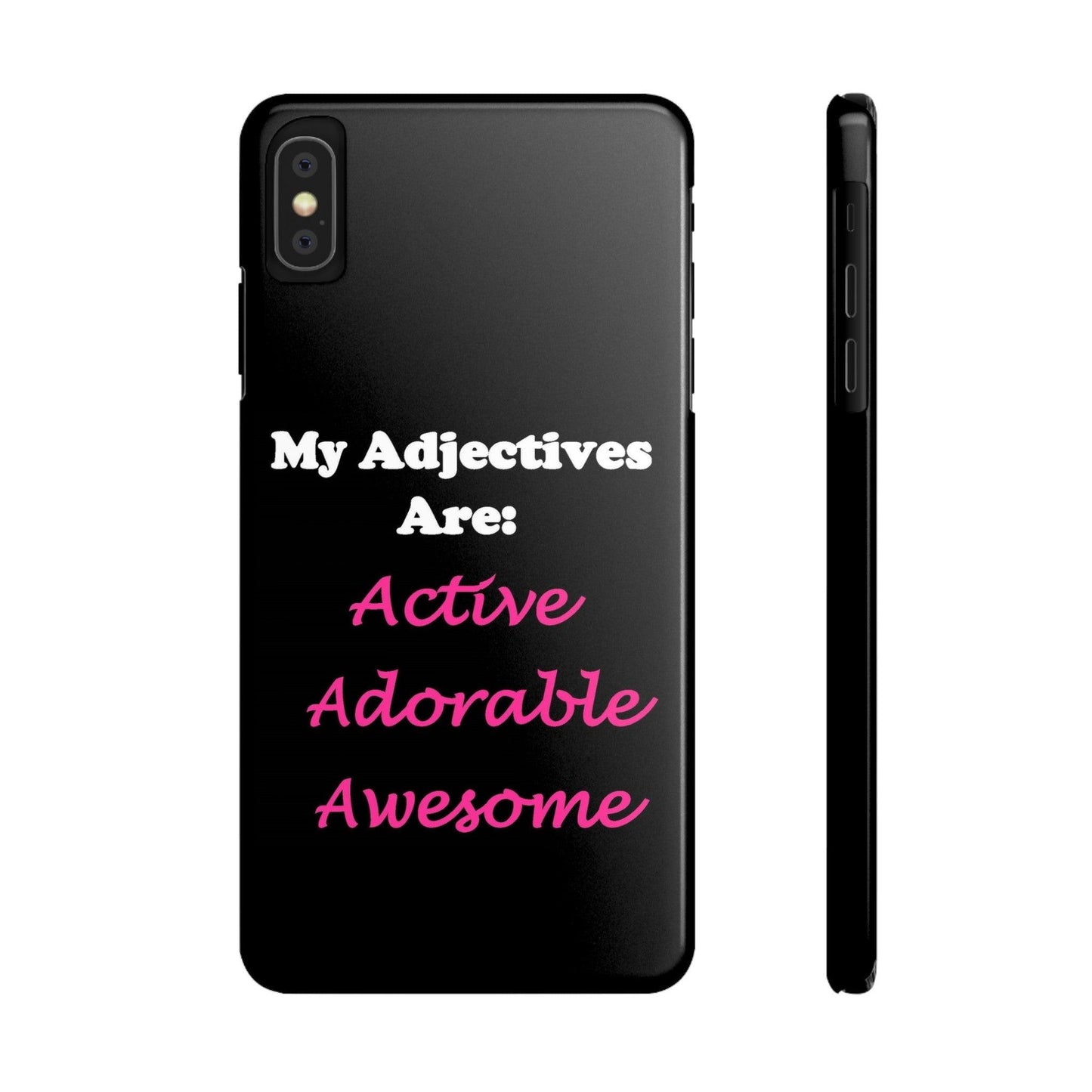 Active (Black) - Slim Phone Cases - Better Mode