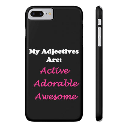 Active (Black) - Slim Phone Cases - Better Mode