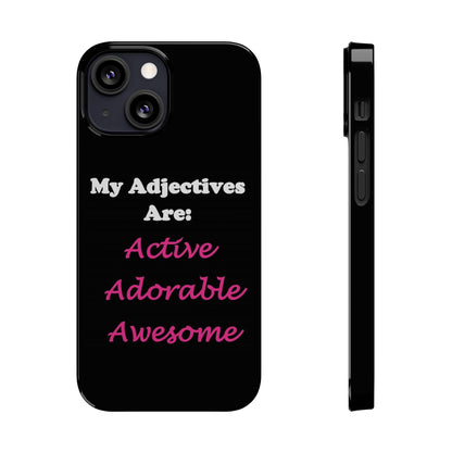 Active (Black) - Slim Phone Cases - Better Mode