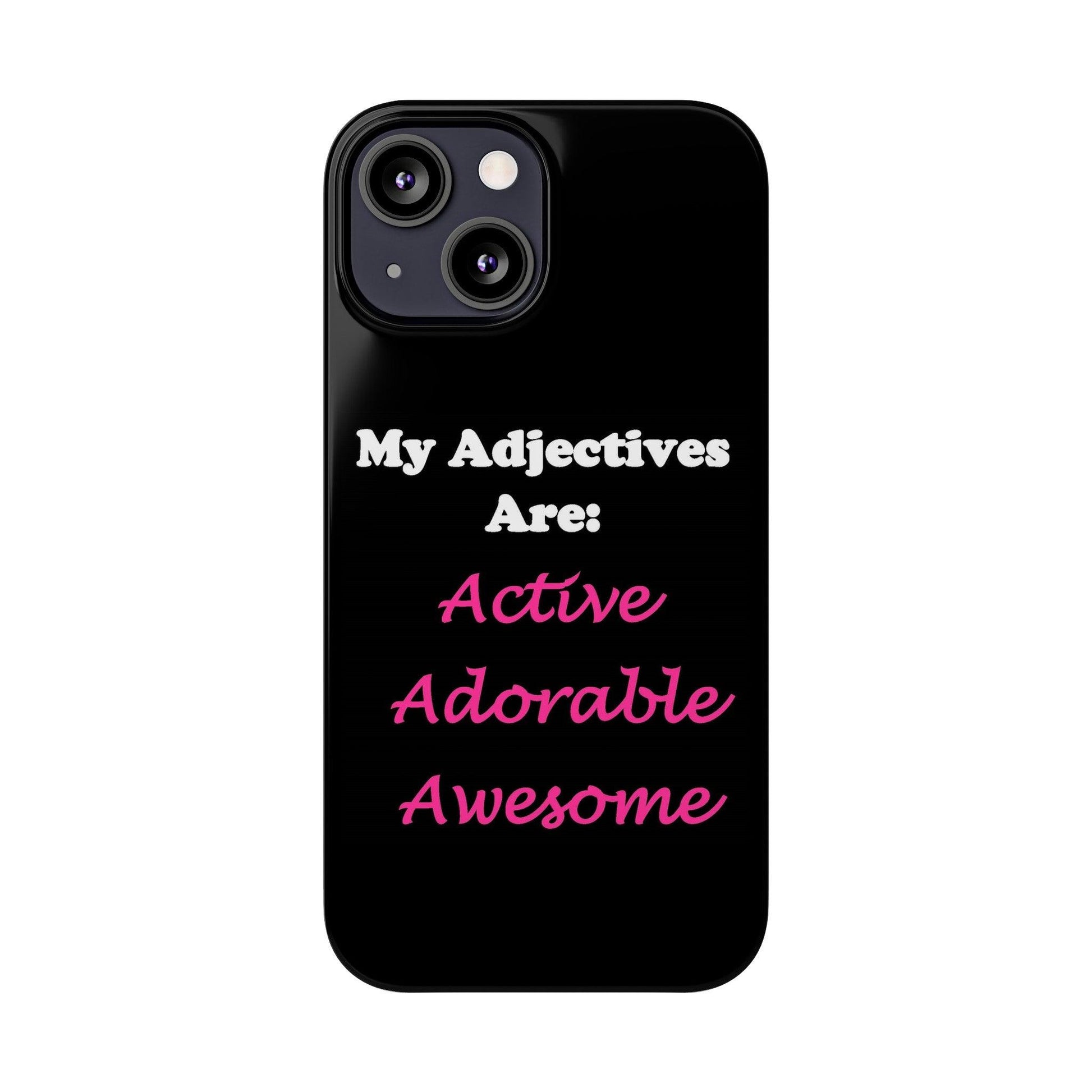 Active (Black) - Slim Phone Cases - Better Mode