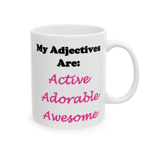 Active (White) - Ceramic Mug, (11oz, 15oz) - Better Mode