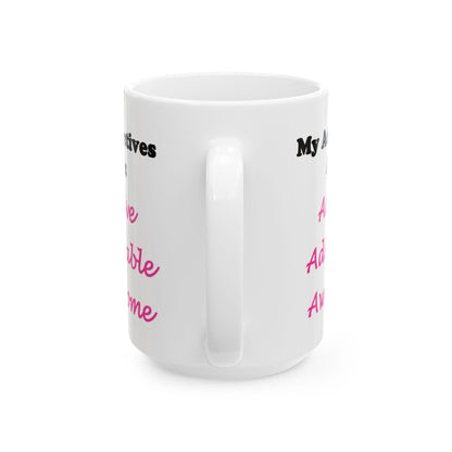 Active (White) - Ceramic Mug, (11oz, 15oz) - Better Mode