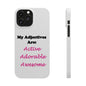 Active (White) - Slim Phone Cases - Better Mode