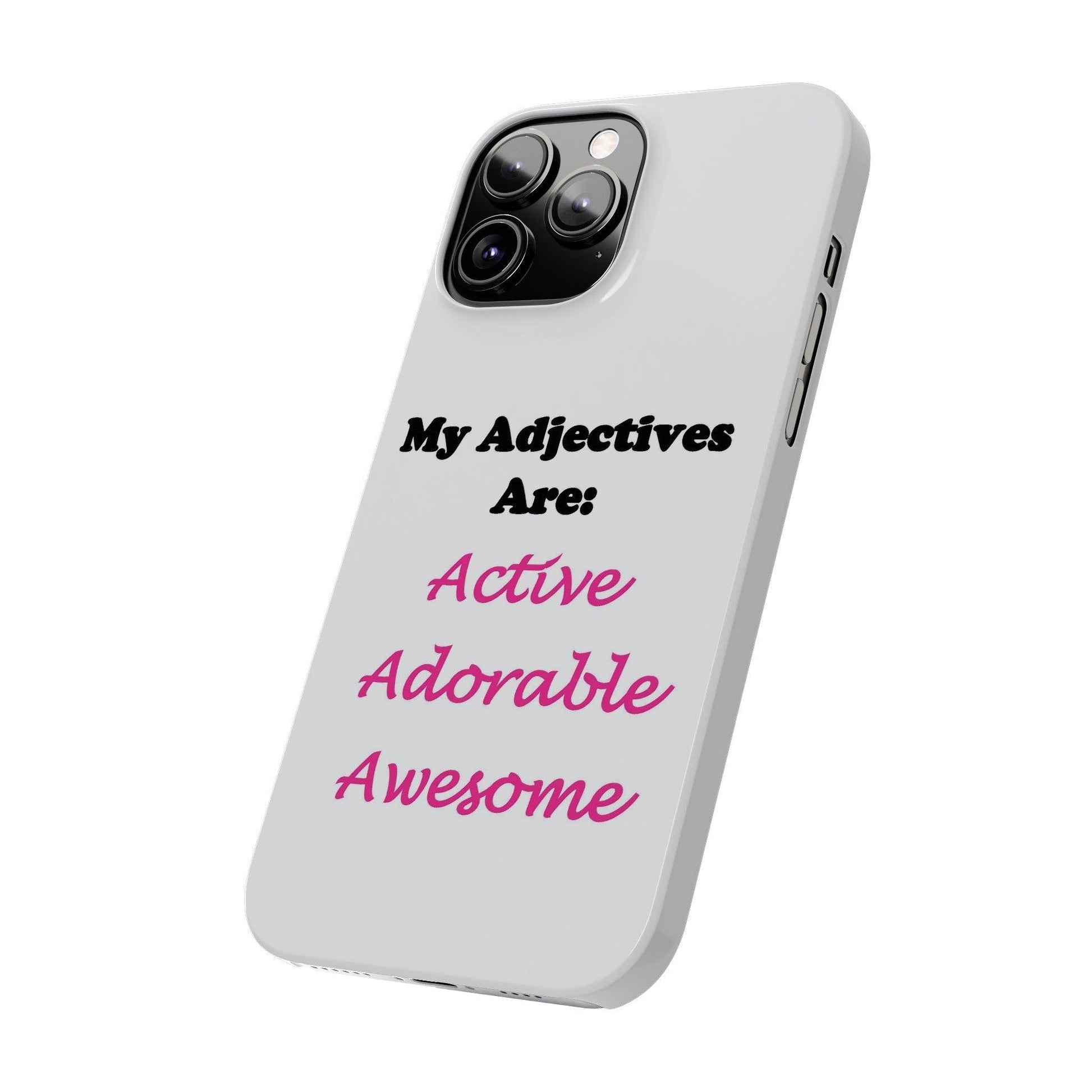 Active (White) - Slim Phone Cases - Better Mode