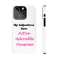 Active (White) - Slim Phone Cases - Better Mode