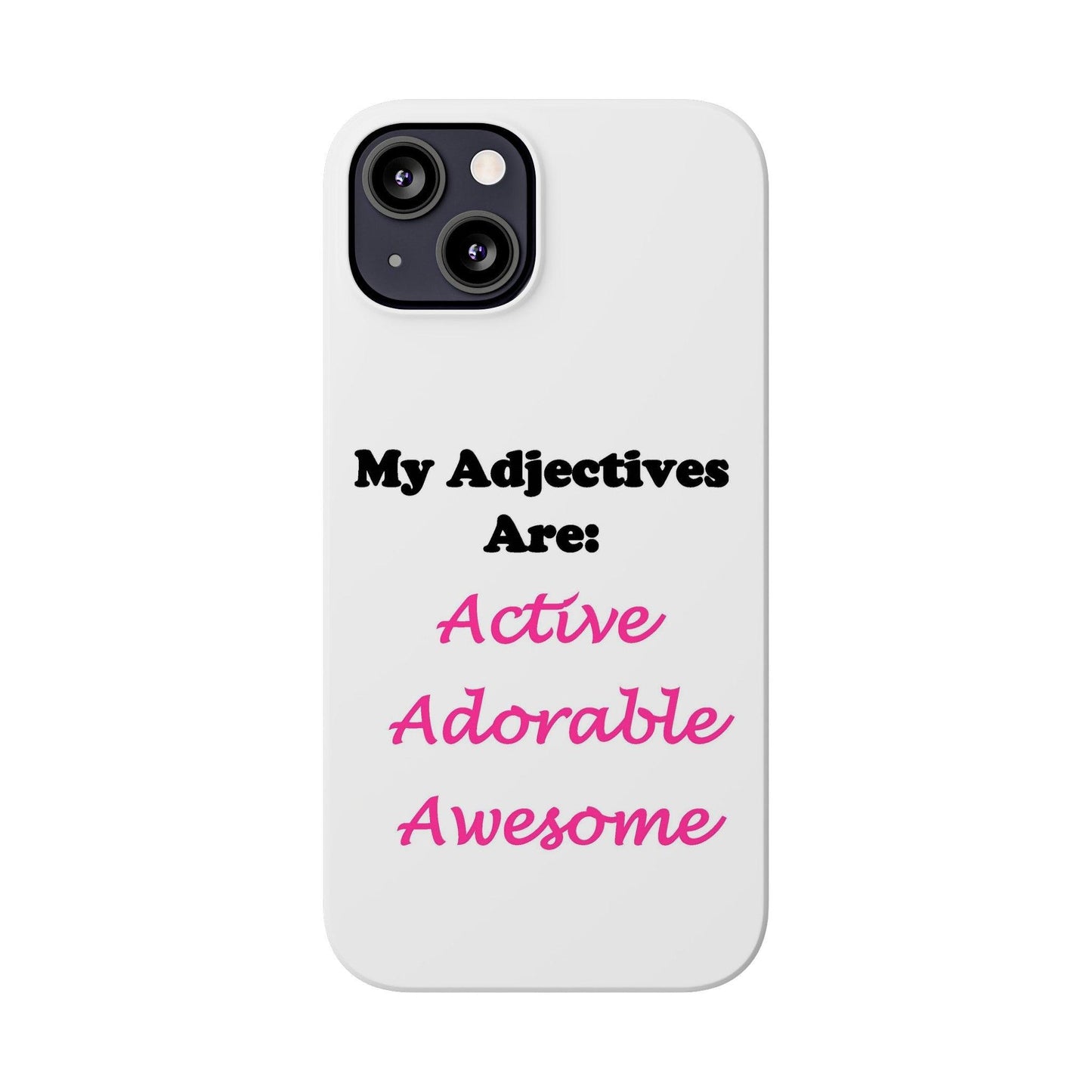 Active (White) - Slim Phone Cases - Better Mode