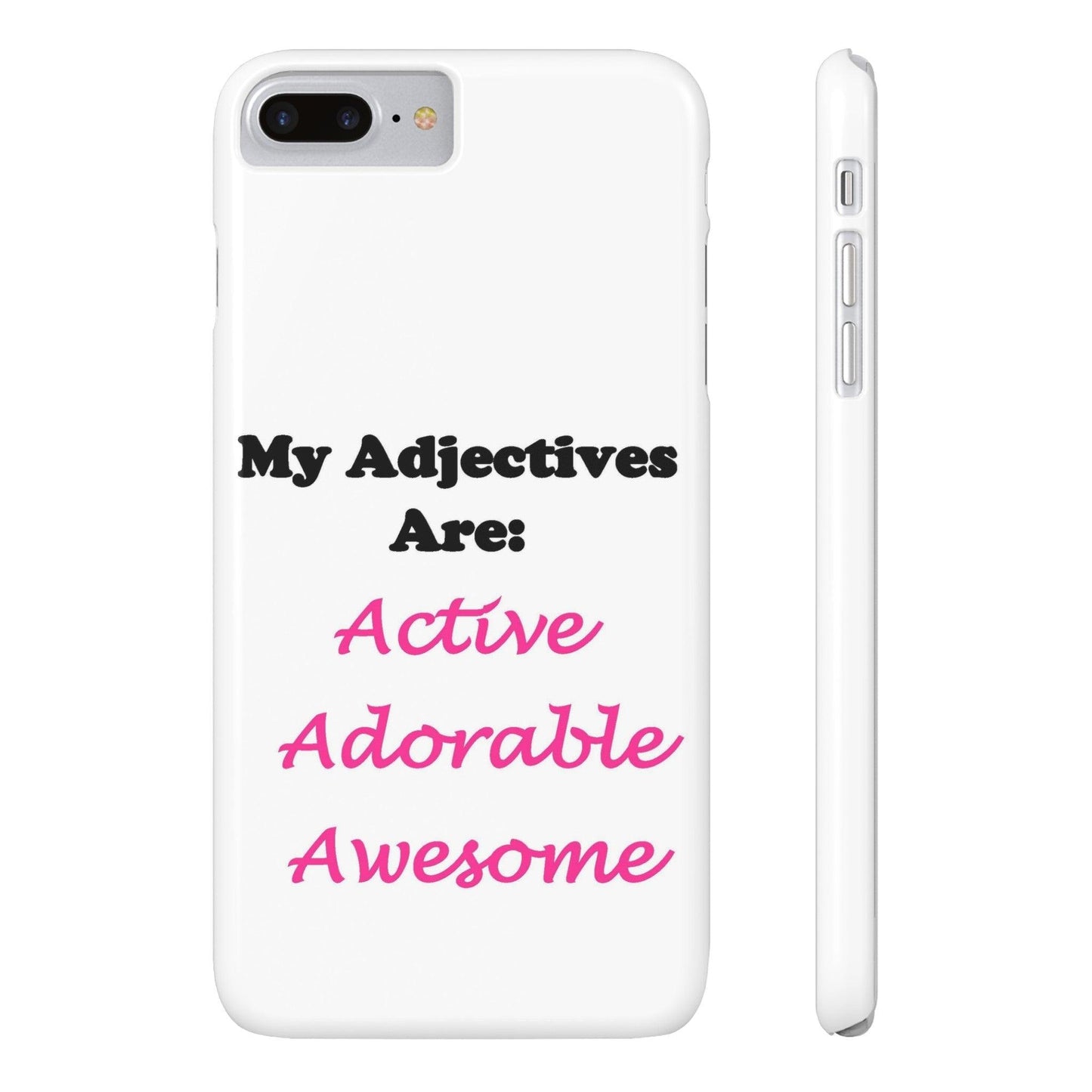 Active (White) - Slim Phone Cases - Better Mode