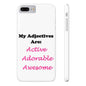 Active (White) - Slim Phone Cases - Better Mode