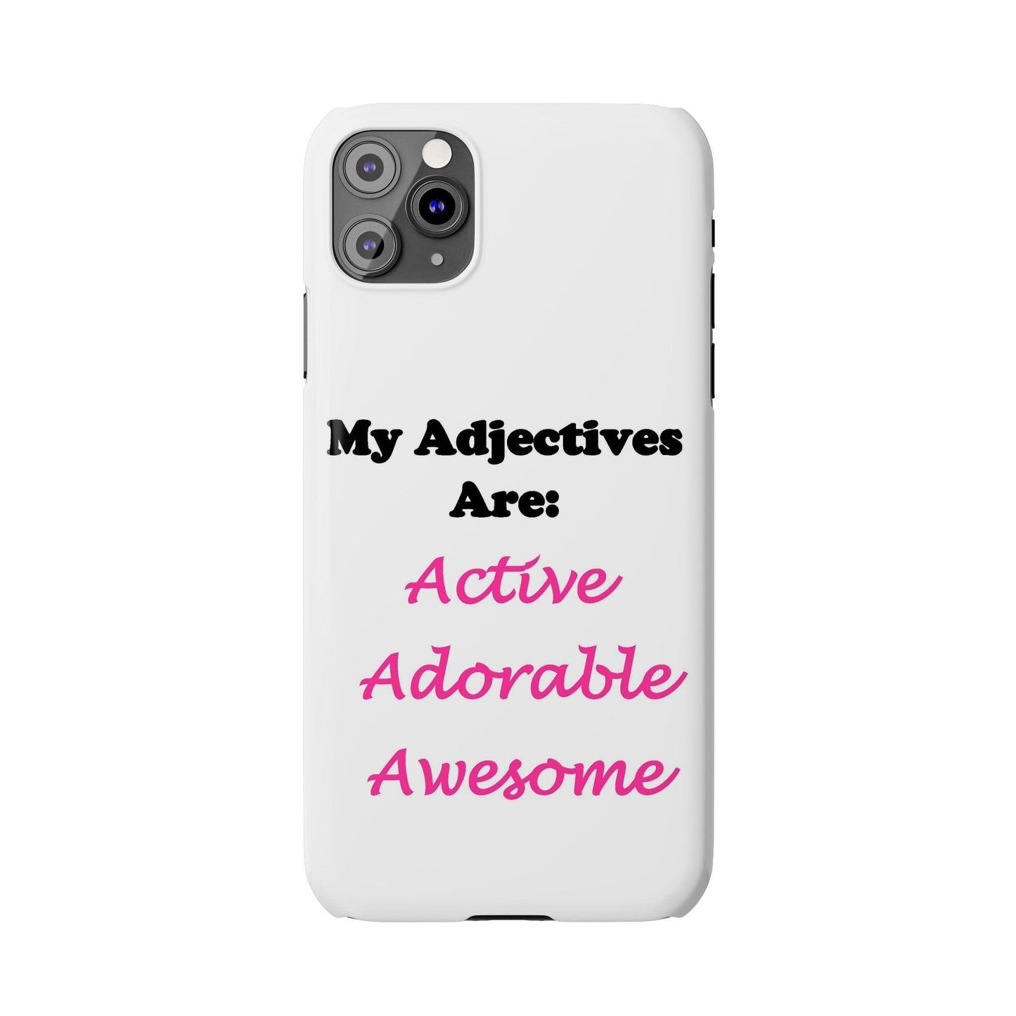 Active (White) - Slim Phone Cases - Better Mode