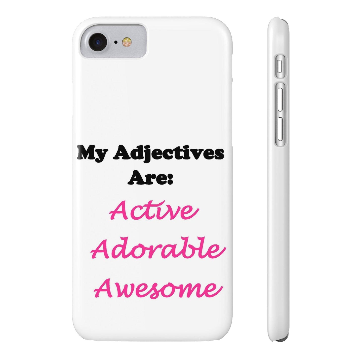 Active (White) - Slim Phone Cases - Better Mode