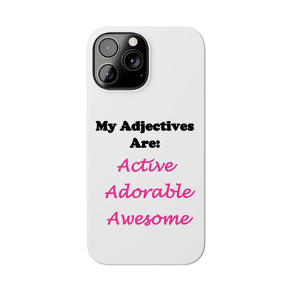 Active (White) - Slim Phone Cases - Better Mode