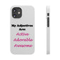 Active (White) - Slim Phone Cases - Better Mode