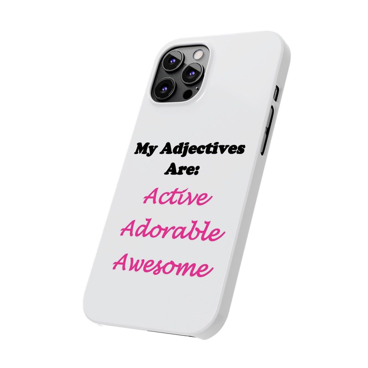 Active (White) - Slim Phone Cases - Better Mode