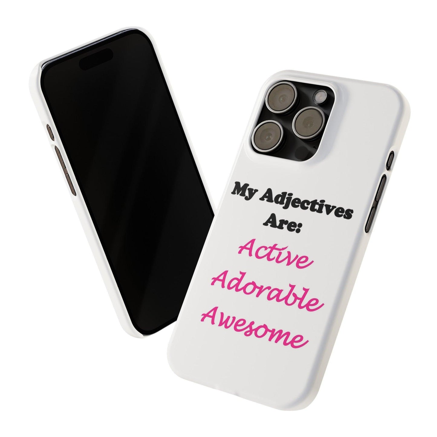 Active (White) - Slim Phone Cases - Better Mode