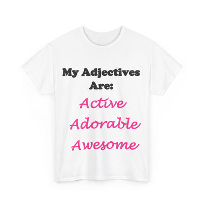 Active (White) - Unisex Heavy Cotton Tee - Better Mode