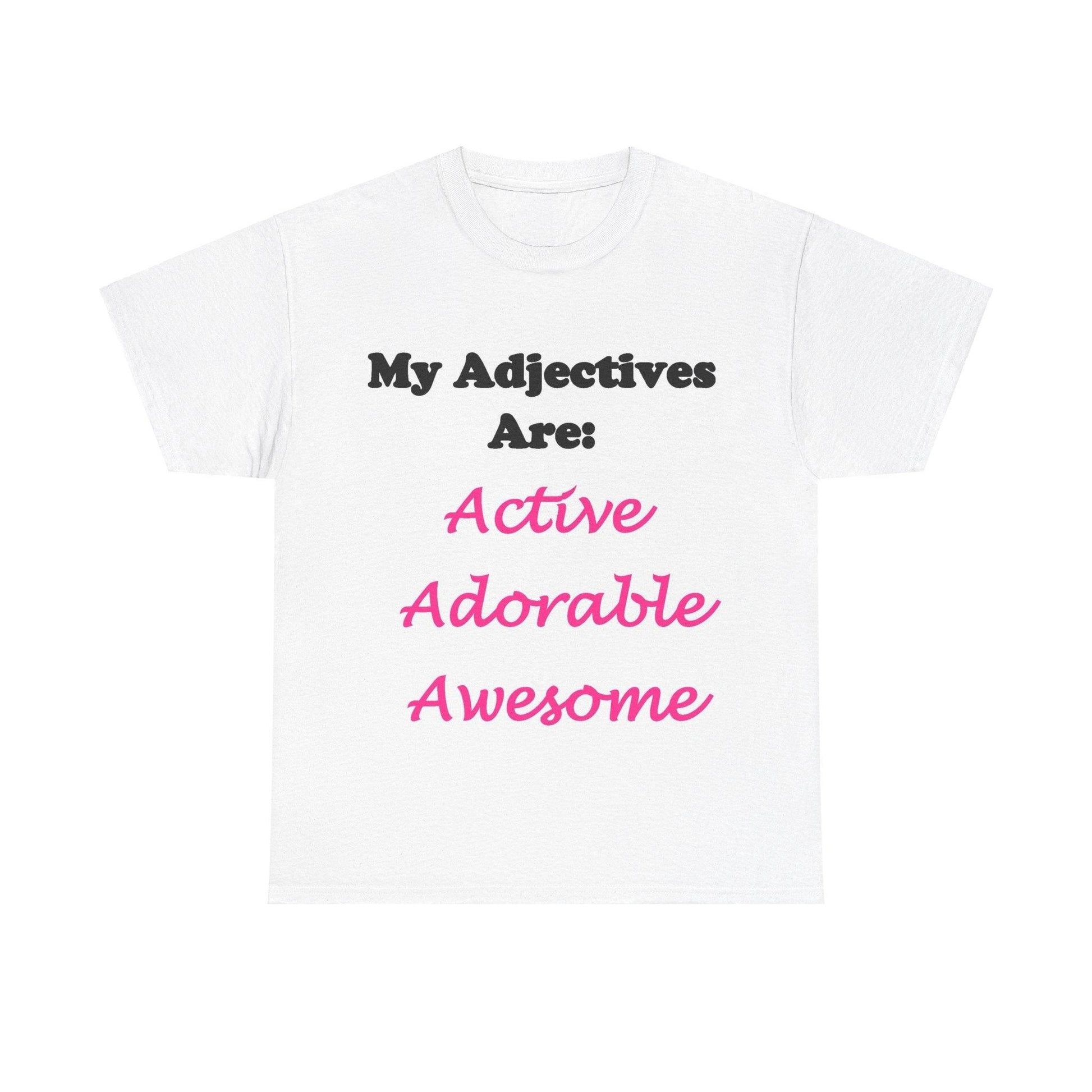 Active (White) - Unisex Heavy Cotton Tee - Better Mode