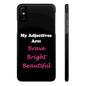 Adj. Bright (Black) - Slim Phone Cases - Better Mode