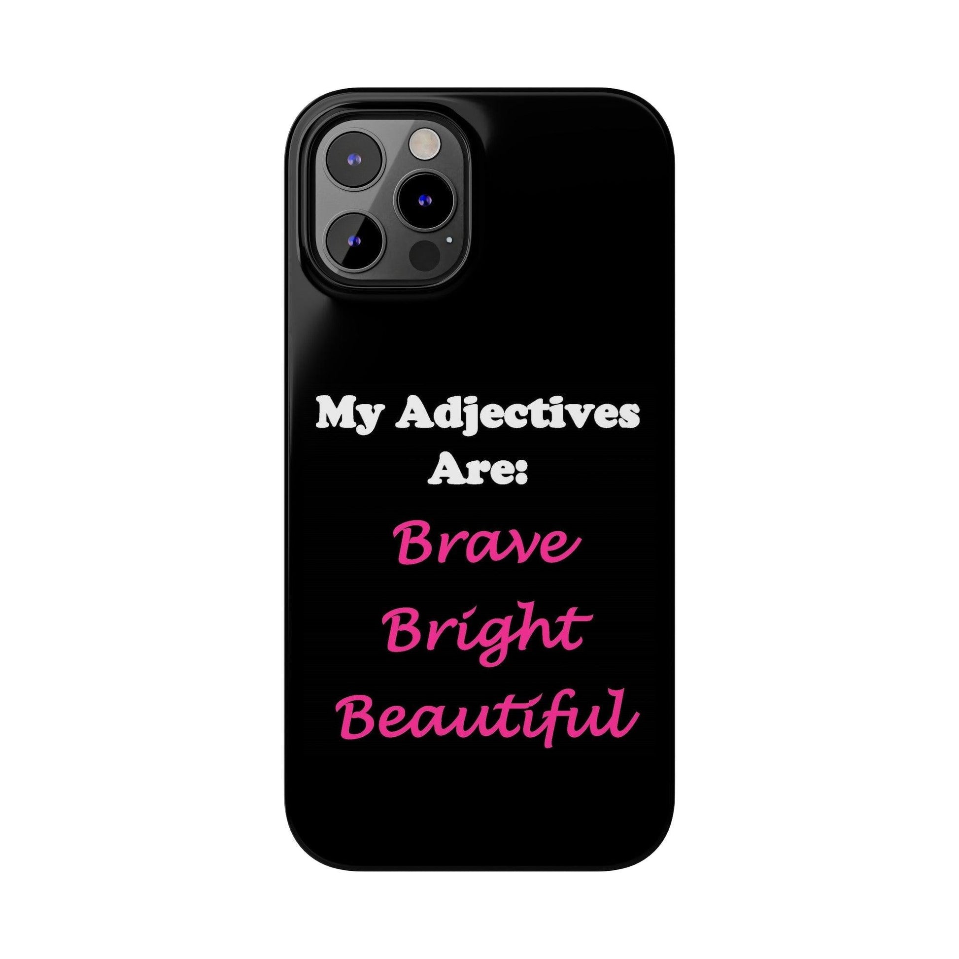 Adj. Bright (Black) - Slim Phone Cases - Better Mode