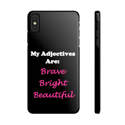 Adj. Bright (Black) - Slim Phone Cases - Better Mode