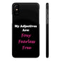 Adj. Foxy Free (Black) - Slim Phone Cases - Better Mode