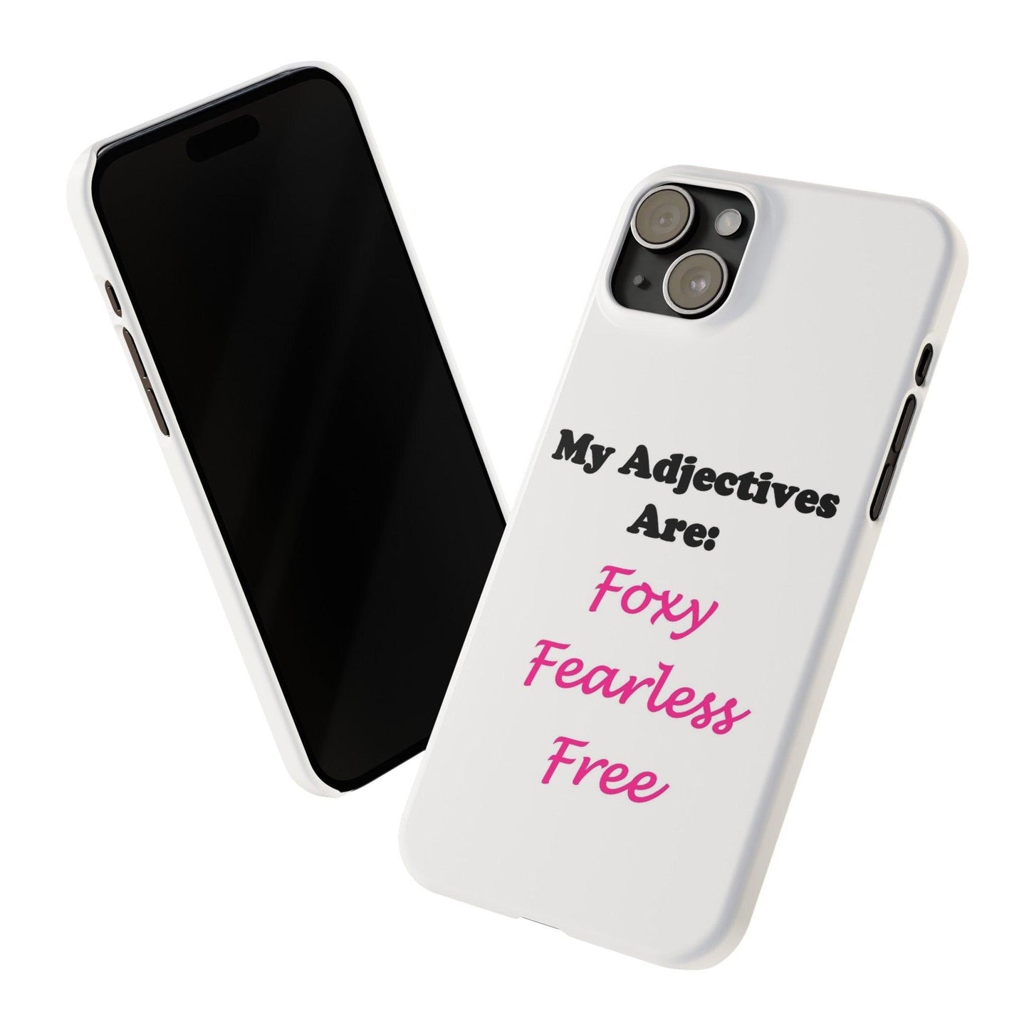 Adj. Foxy free (White) - Slim Phone Cases - Better Mode